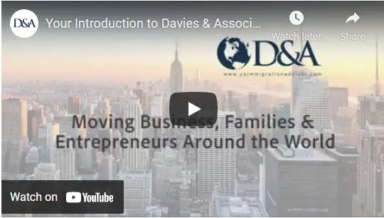 Perché fare di Davies & Associates il tuo partner legale per la pratica del visto L1 (L-1 Visa)