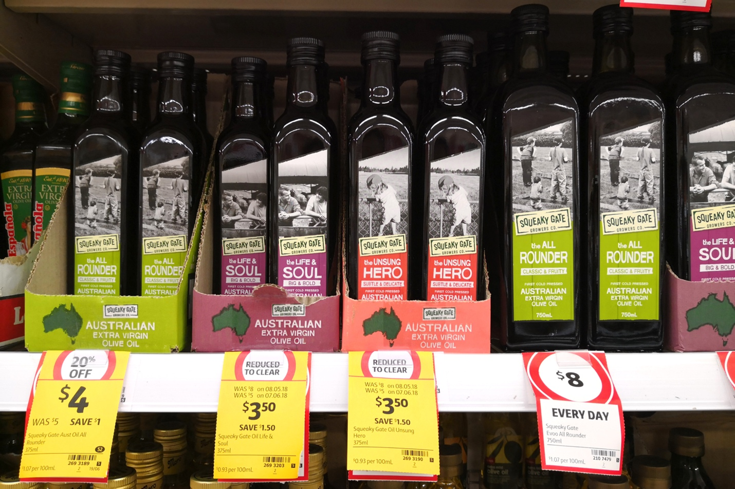 Australian food products in the U.S. market