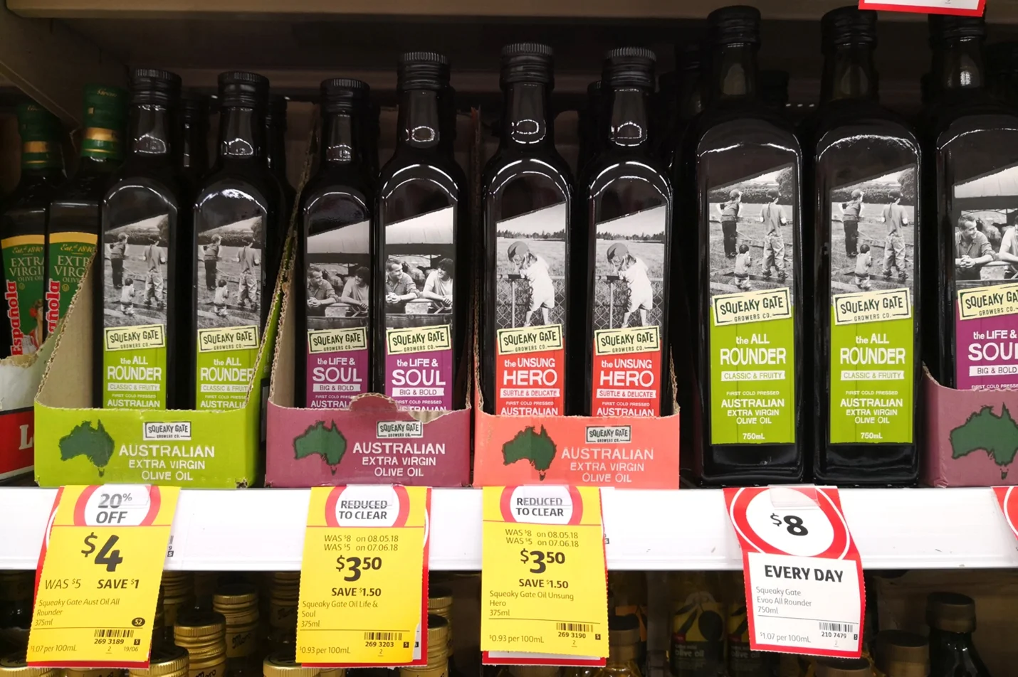 Australian food products in the U.S. market