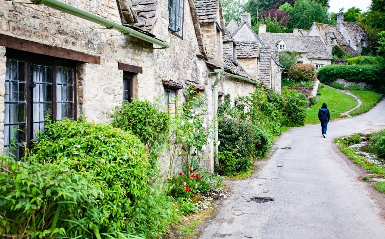 Quiet English village. The UK has been a top immigration destination for South African nationals for many decades.