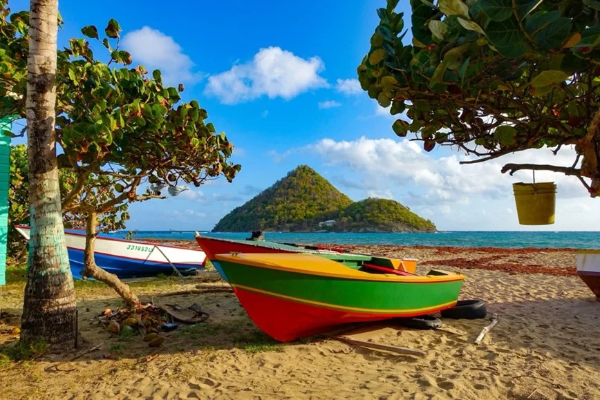 Beach in Grenada. Grenadian Citizenship by Investment is a popular option for South African nationals.