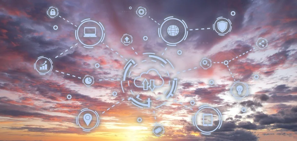 Cloud showing international nature of information technology.  Move globally without limits as an information technology professional.